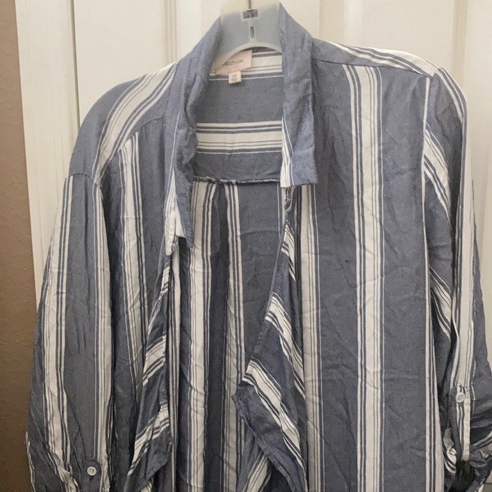 FINAL MARKDOWN Dizzy gal open front duster coat 2x